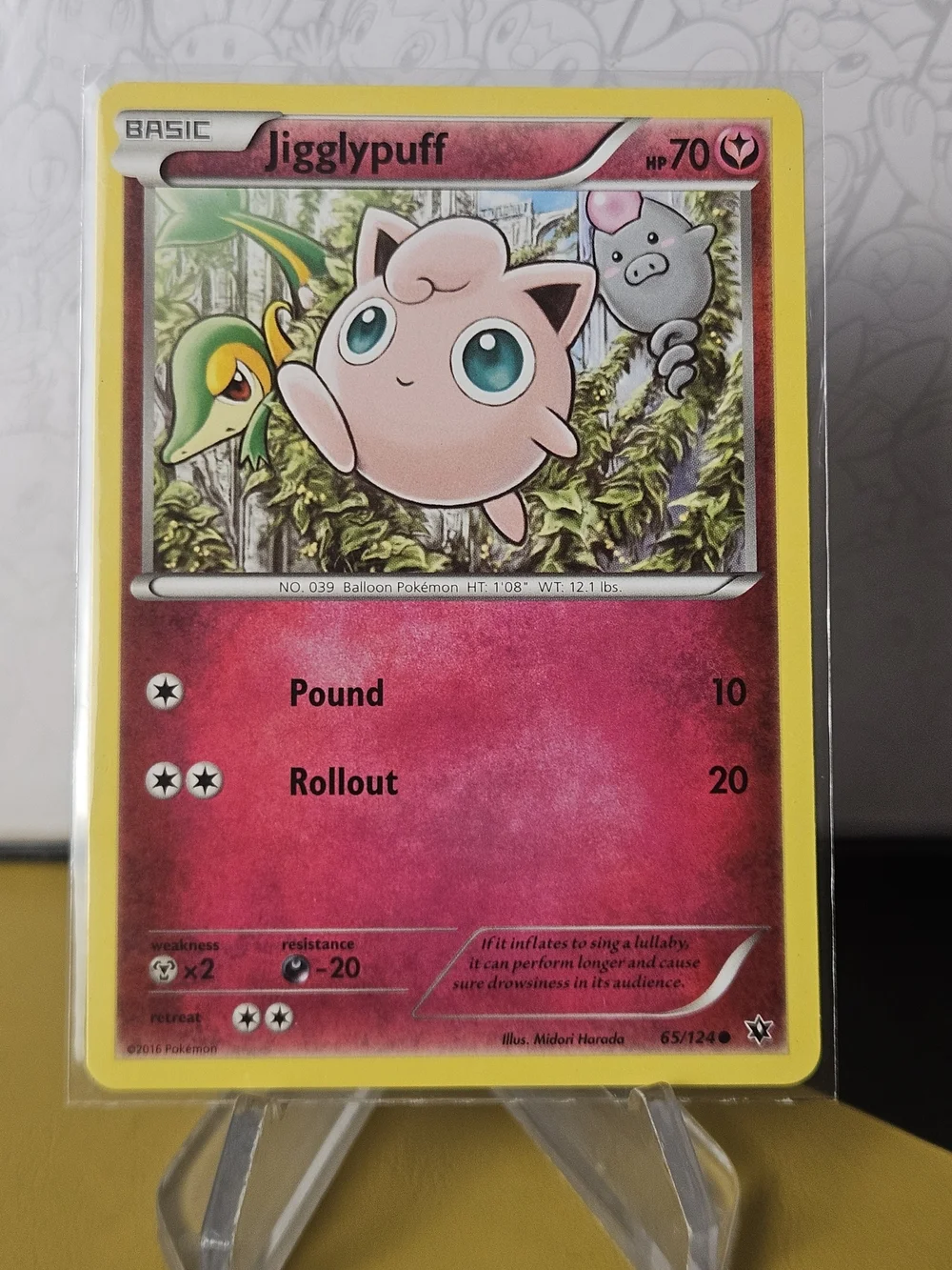 Jigglypuff 065/124 Pokemon TCG Common Rare